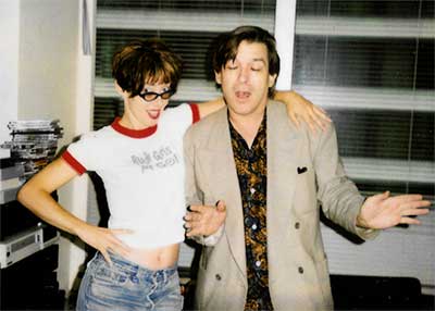 Cathy Sorbo with Kurt Loder