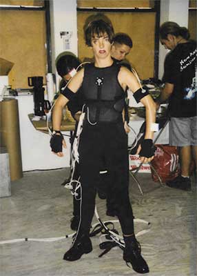 Cathy Sorbo with Motion Capture Technicians